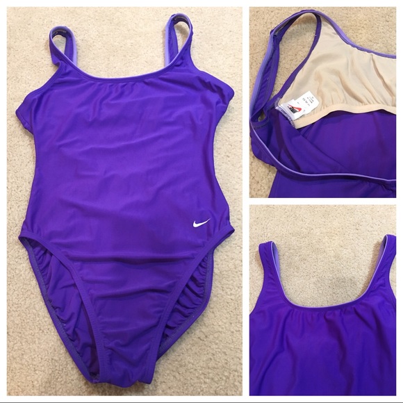 nike purple swimsuit